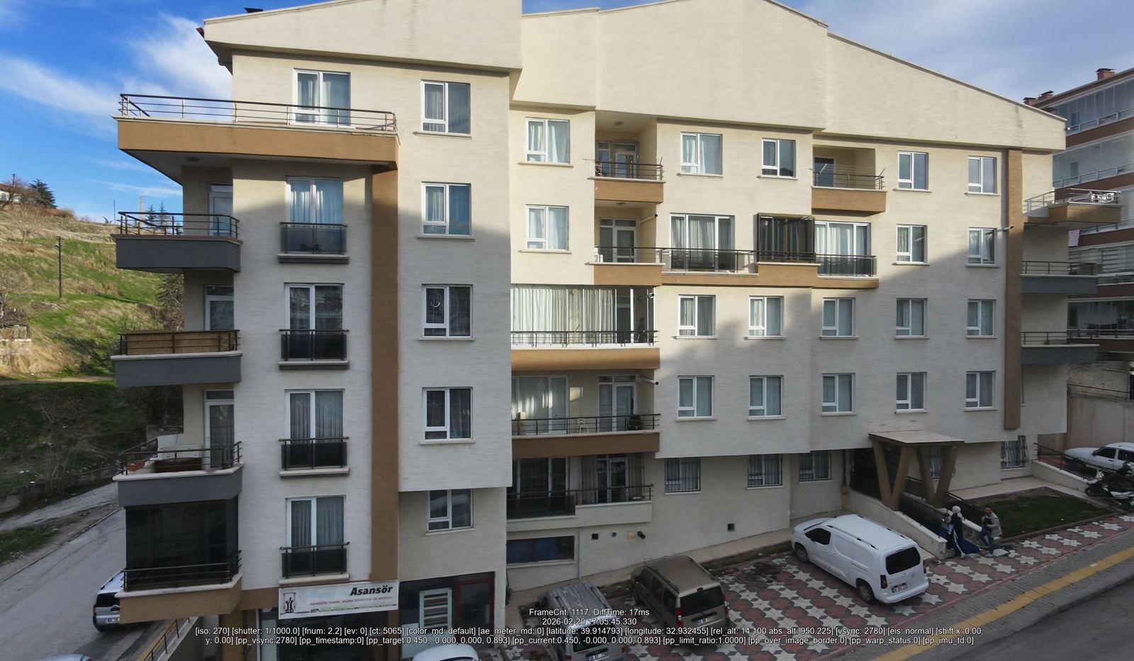 Tamamlanan konut projesi dış görünüm
